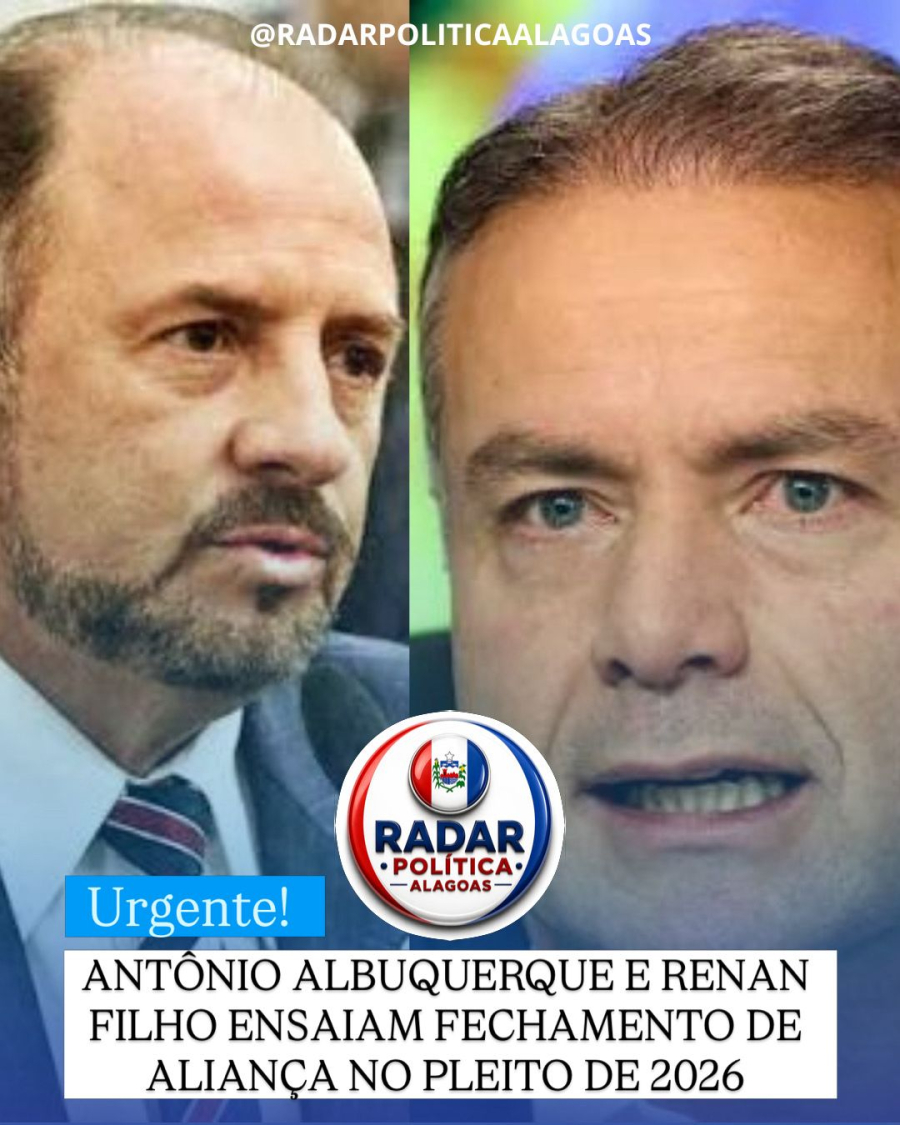 ANTÔNIO ALBUQUERQUE E RENAN FILHO ENSAIAM FECHAMENTO DE ALIANÇA NO PLEITO DE 2026